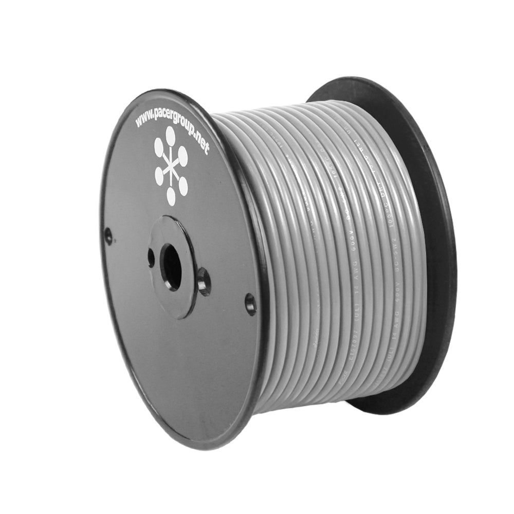 Pacer Grey 10 AWG Primary Wire - 100 [WUL10GY-100] - BuoyMart.com  Wire Pacer Group
