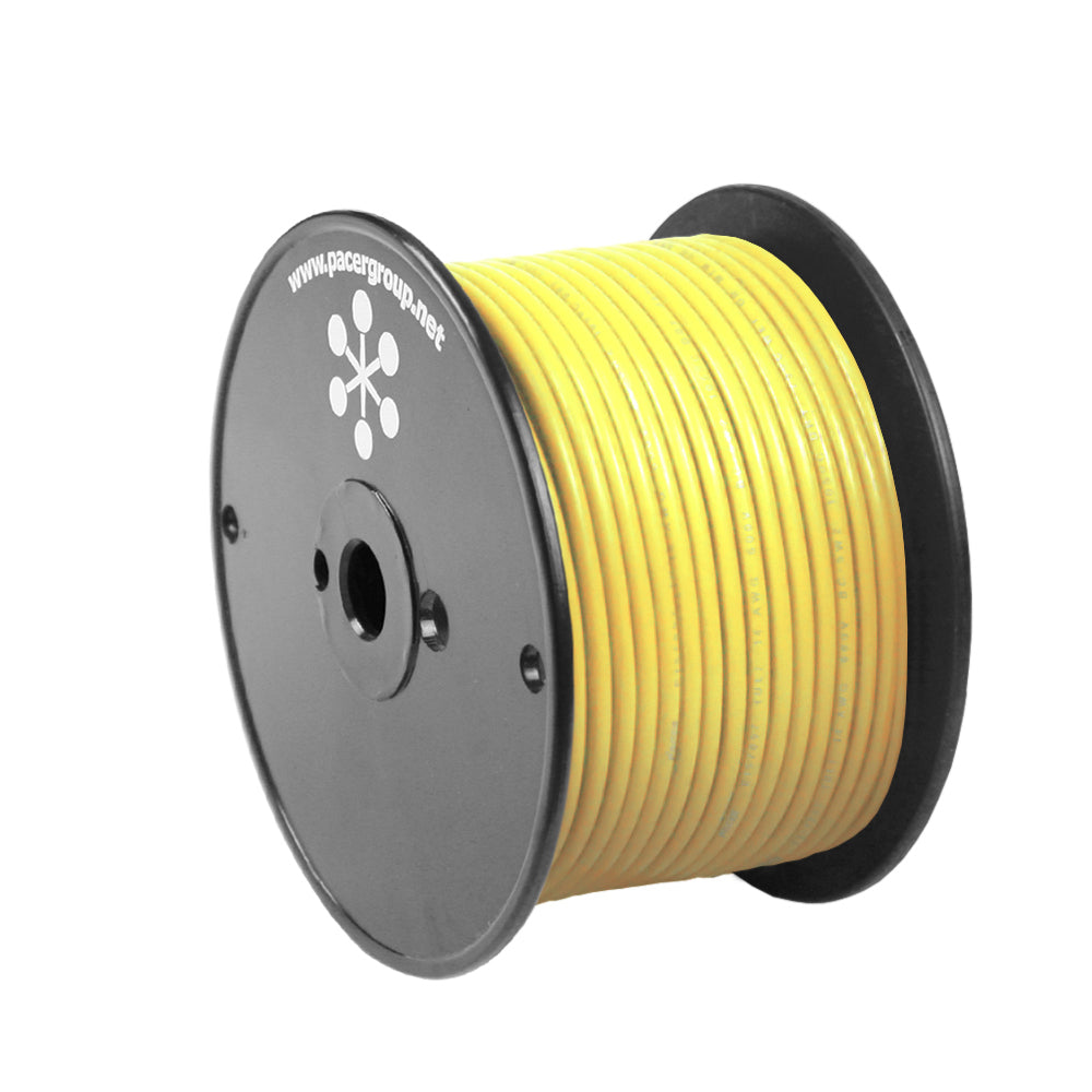 Pacer Yellow 8 AWG Primary Wire - 100 [WUL8YL-100] - BuoyMart.com  Wire Pacer Group