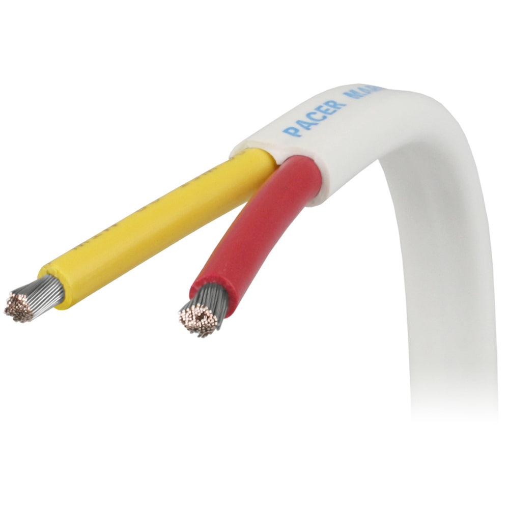 Pacer 16/2 AWG Safety Duplex Cable - Red/Yellow - 500 [W16/2RYW-500] - BuoyMart.com  Wire Pacer Group