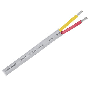 Pacer 12/2 AWG Round Safety Duplex Cable - Red/Yellow - 100 [WR12/2RYW-100] - BuoyMart.com  Wire Pacer Group
