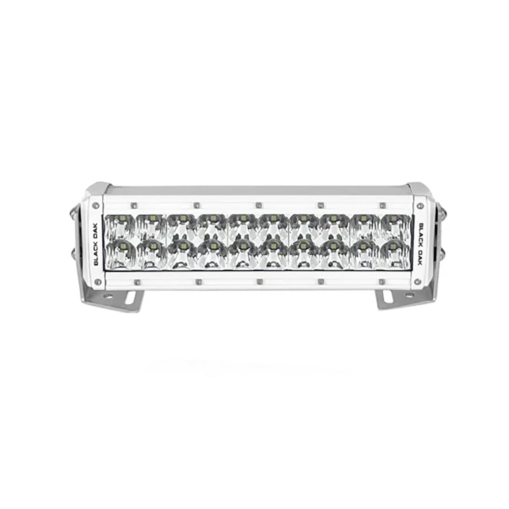 Black Oak Pro Series 3.0 Double Row 10" LED Light Bar - Combo Optics - White Housing [10CM-D5OS] - BuoyMart.com  Lighting Black Oak LED
