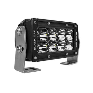 Black Oak Pro Series 3.0 Double Row 4" LED Light Bar - Flood Optics - Black Housing [4F-D5OS] - BuoyMart.com  Lighting Black Oak LED