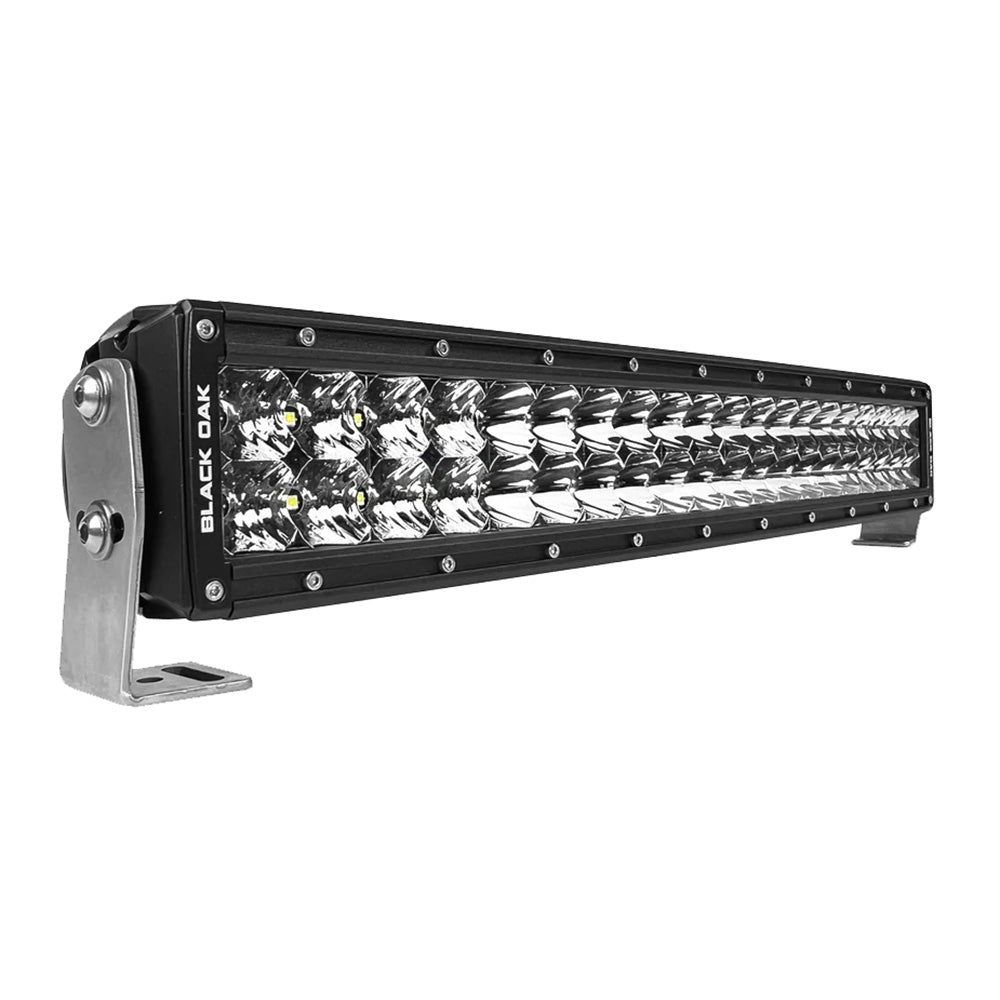 Black Oak Pro Series 3.0 Double Row 20" LED Light Bar - Combo Optics - Black Housing [20C-D5OS] - BuoyMart.com  Lighting Black Oak LED