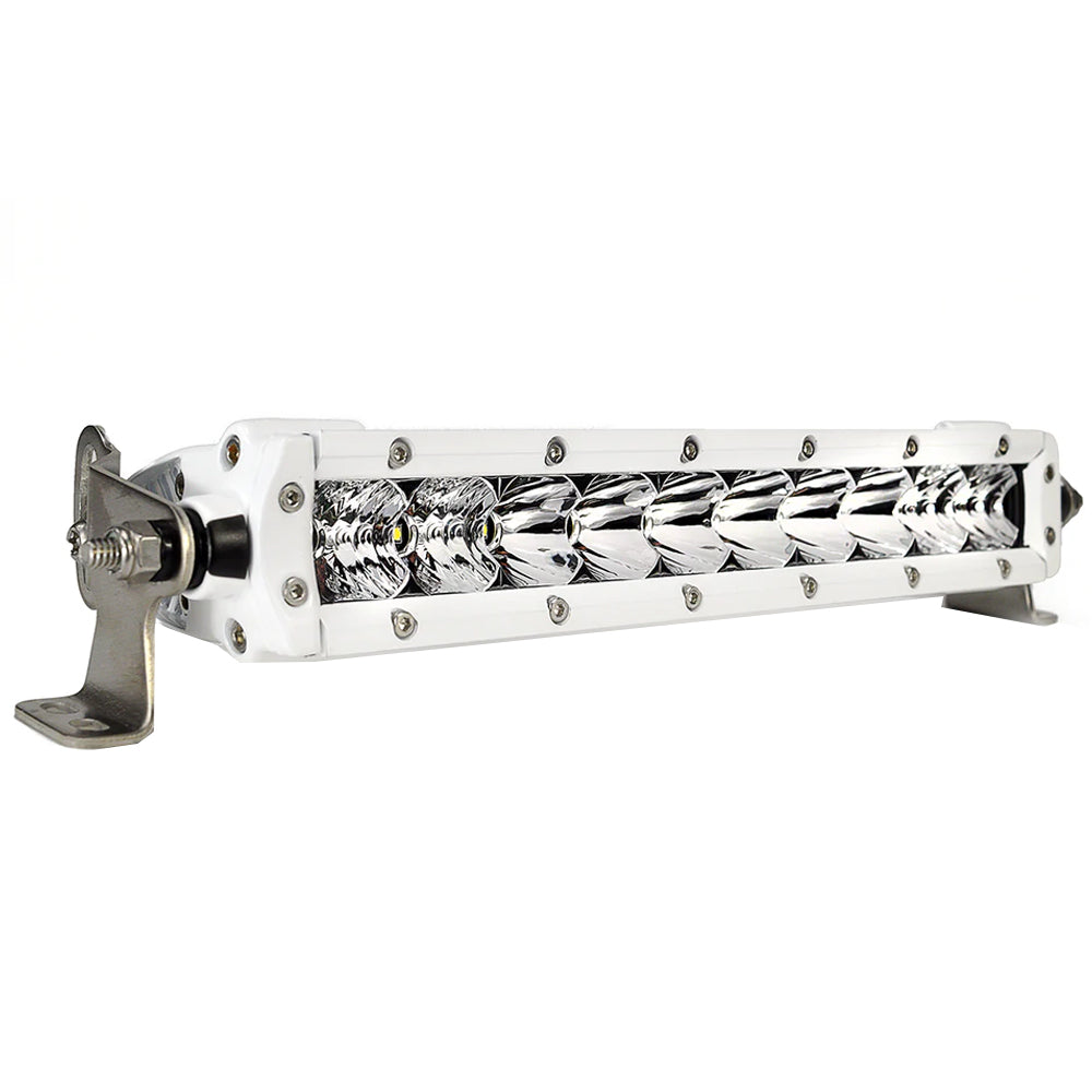 Black Oak Pro Series 3.0 Single Row 10" LED Light Bar - Combo Optics - White Housing [10CM-S5OS] - BuoyMart.com  Lighting Black Oak LED