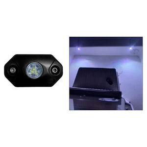 Black Oak Rock Accent Light - White - Black Housing [RL-W] - BuoyMart.com  Interior / Courtesy Light Black Oak LED