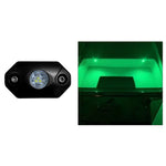 Black Oak Rock Accent Light - Green - Black Housing [RL-G] - BuoyMart.com  Interior / Courtesy Light Black Oak LED