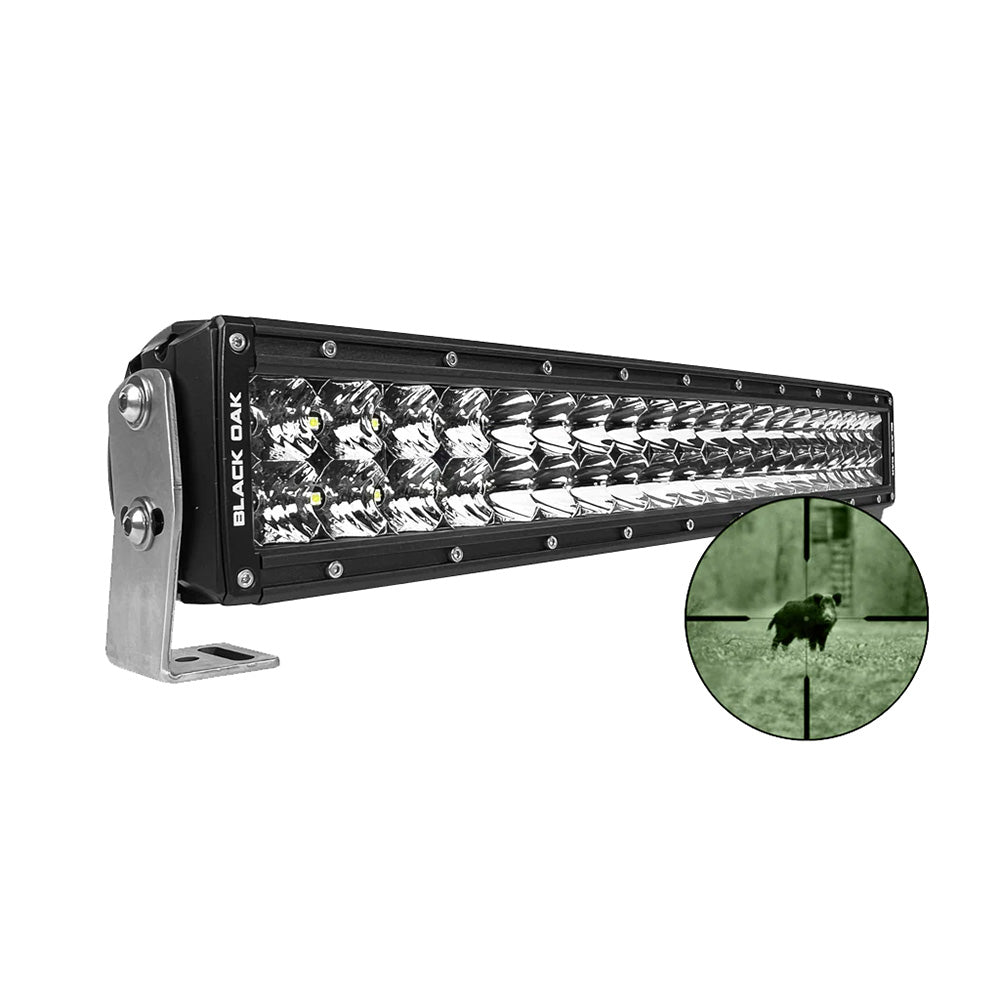 Black Oak Pro Series Double Row Combo Infrared 20" 940nm Light Bar - Black [20IR-940] - BuoyMart.com  Light Bars Black Oak LED