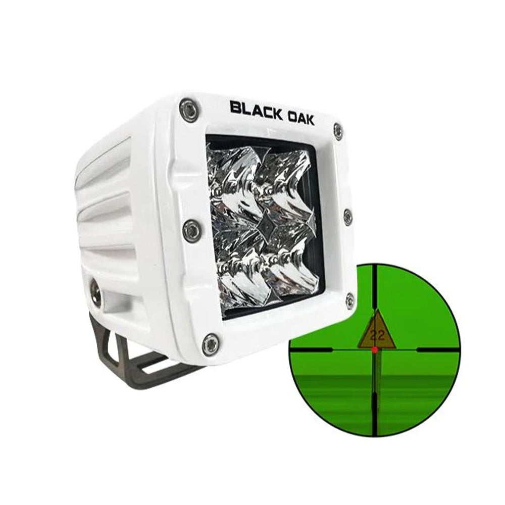 Black Oak Pro Series 3.0 2" 850nm Infrared Marine Pod Light - Flood Optics - White Housing [2MIR-POD850] - BuoyMart.com  Pods & Cubes Black Oak LED