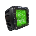 Black Oak 2" Green LED Hog Hunting Pod Light - Flood Optics - Black Housing - Pro Series 3.0 [2G-POD3OS] - BuoyMart.com  Pods & Cubes Black Oak LED