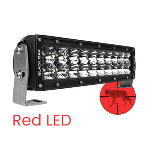 Black Oak 10" Red LED Predator Hunting Light Bar - Combo Optics - Black Housing - Pro Series 3.0 [10R-D3OS] - BuoyMart.com  Light Bars Black Oak LED