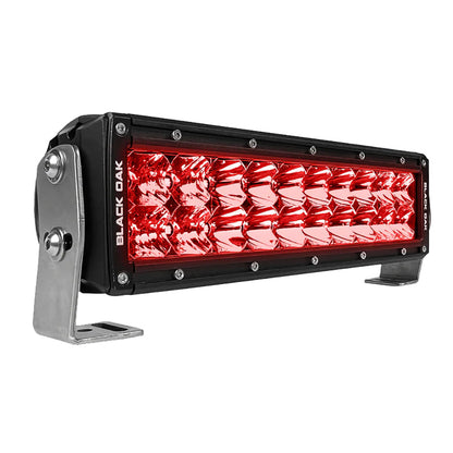 Black Oak 10" Red LED Predator Hunting Light Bar - Combo Optics - Black Housing - Pro Series 3.0 [10R-D3OS] - BuoyMart.com  Light Bars Black Oak LED