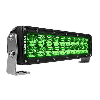 Black Oak 10" Green LED Hog Hunting Light Bar - Combo Optics - Black Housing - Pro Series 3.0 [10G-D3OS] - BuoyMart.com  Light Bars Black Oak LED