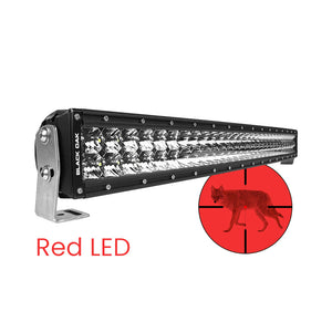Black Oak 30" Curved Double Row Red LED Predator Hunting Light Bar - Combo Optics - Black Housing - Pro Series 3.0 [30CR-D3OS] - BuoyMart.com  Light Bars Black Oak LED