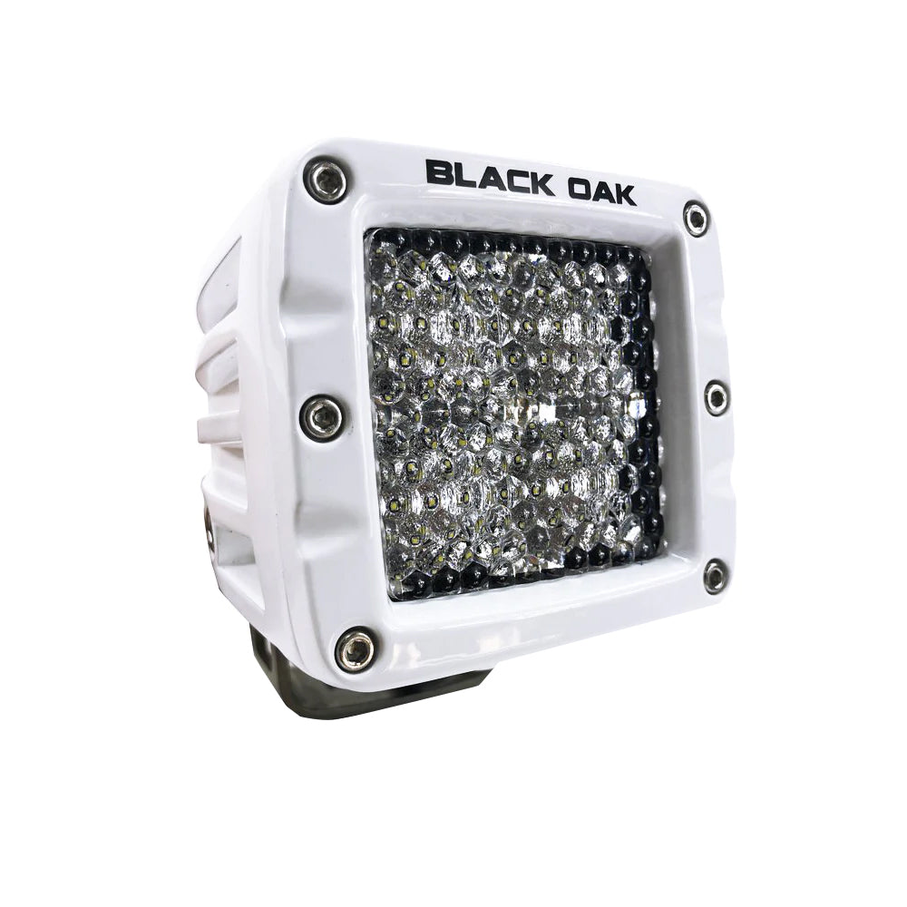 Black Oak 2" Marine LED Pod Light - Diffused Optics - White Housing - Pro Series 3.0 [2DM-POD10CR] - BuoyMart.com  Pods & Cubes Black Oak LED