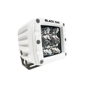 Black Oak 2" Marine LED Pod Light - Spot Optics - White Housing - Pro Series 3.0 [2SM-POD10CR] - BuoyMart.com  Pods & Cubes Black Oak LED