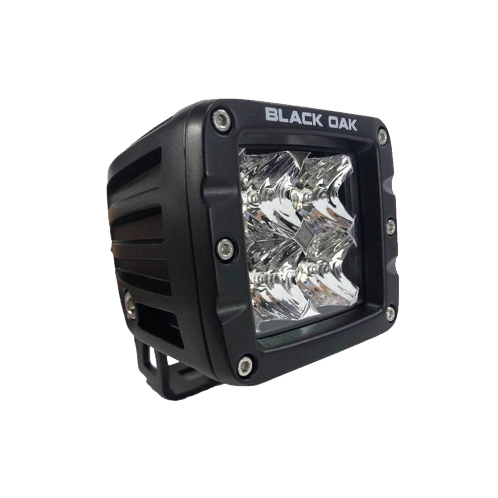 Black Oak 2" LED Pod Light - Flood Optics - Black Housing - Pro Series 3.0 [2F-POD10CR] - BuoyMart.com  Pods & Cubes Black Oak LED