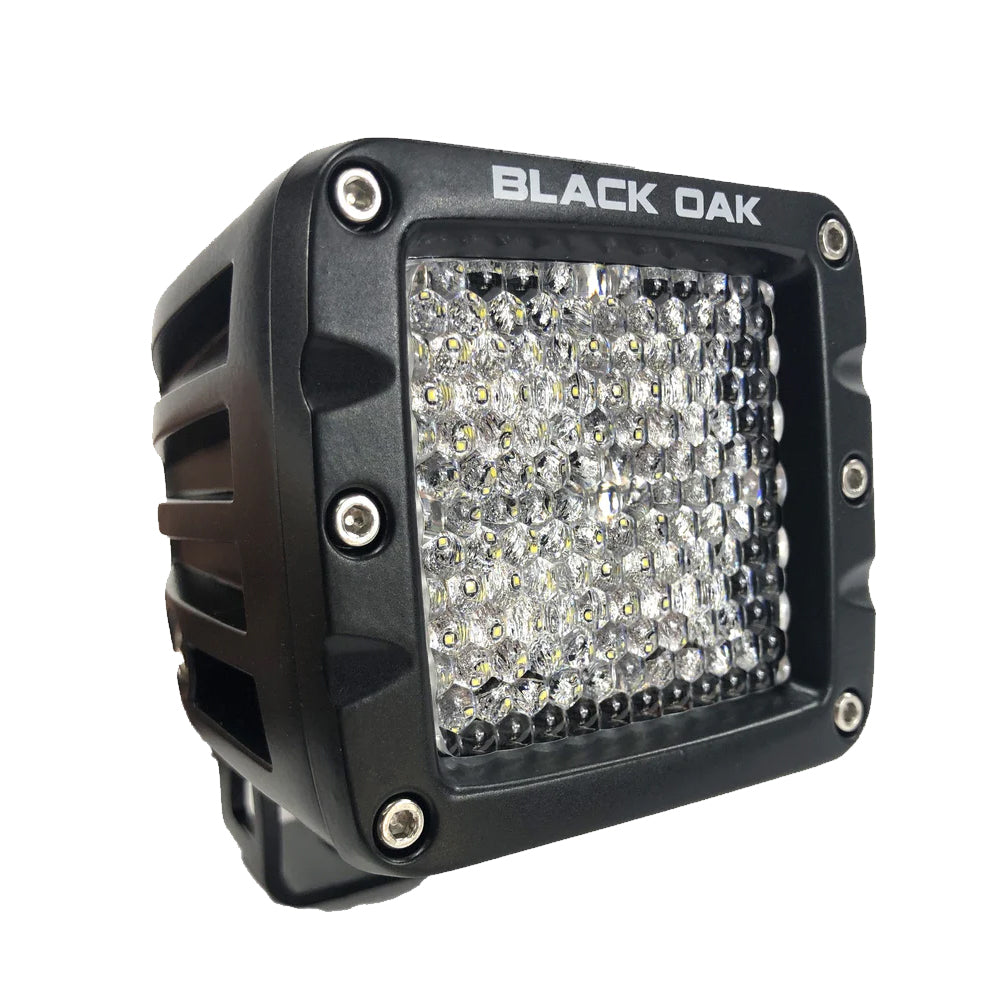 Black Oak 2" LED Pod Light - Diffused Optics - Black Housing - Pro Series 3.0 [2D-POD10CR] - BuoyMart.com  Pods & Cubes Black Oak LED
