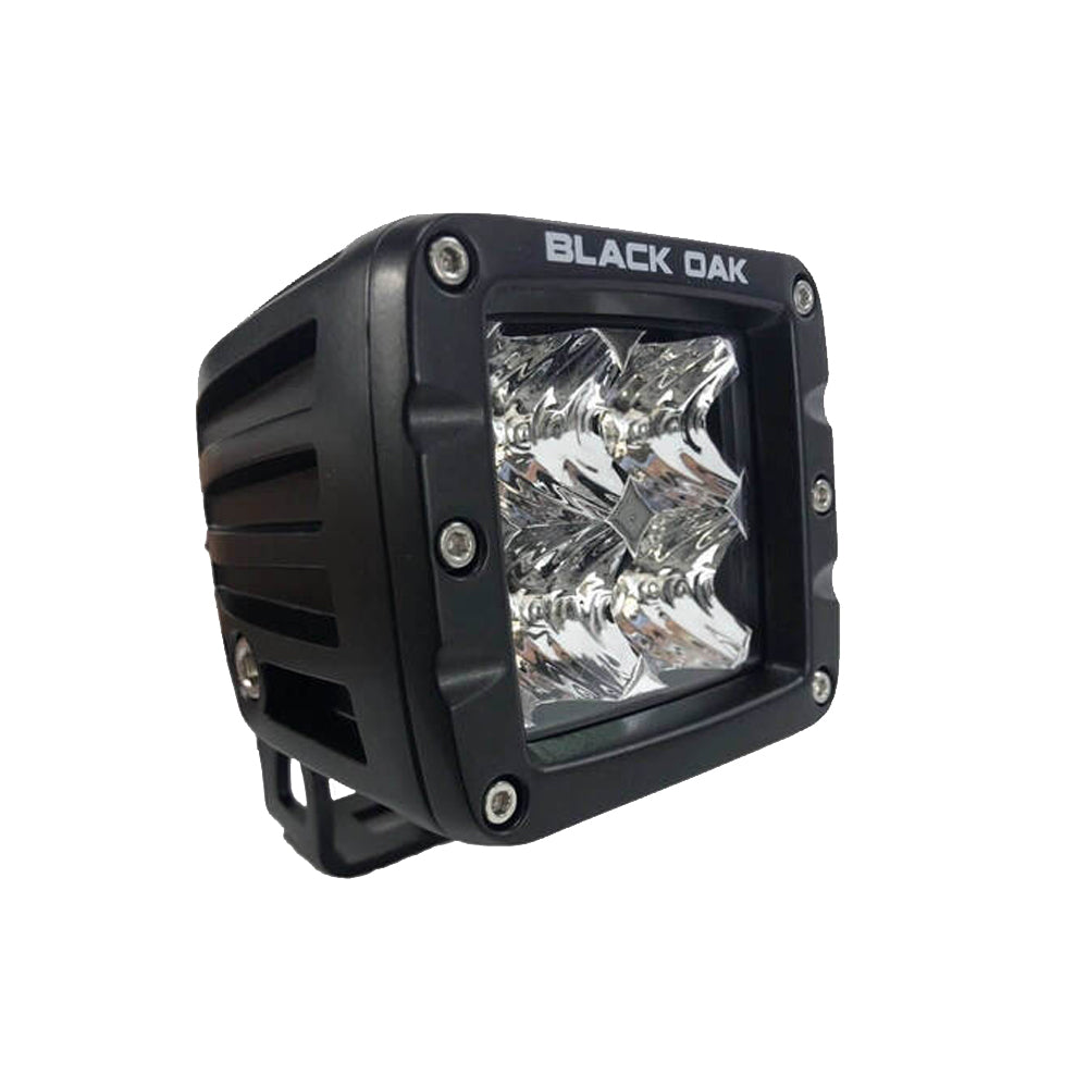 Black Oak 2" LED Pod Light - Spot Optics - Black Housing - Pro Series 3.0 [2S-POD10CR] - BuoyMart.com  Pods & Cubes Black Oak LED