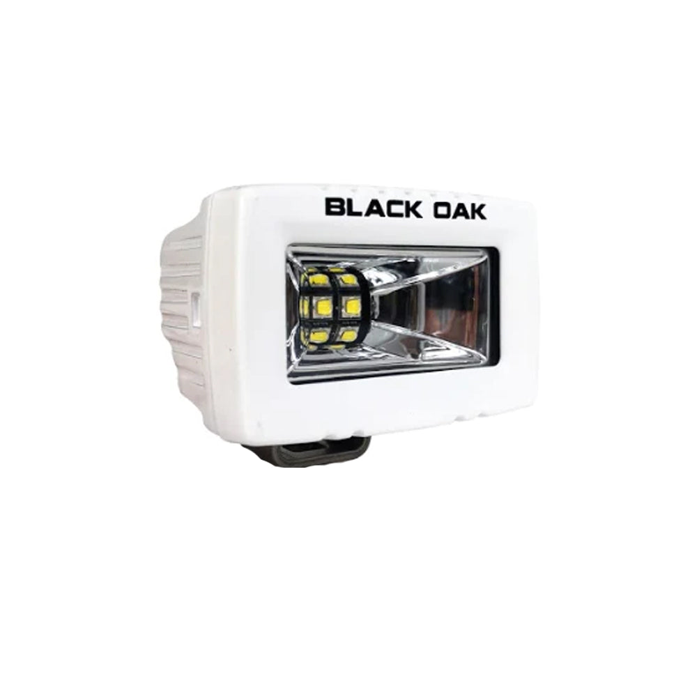 Black Oak 2" Marine Spreader Light - Scene Optics - White Housing - Pro Series 3.0 [2-MS-S] - BuoyMart.com  Flood/Spreader Lights Black Oak LED
