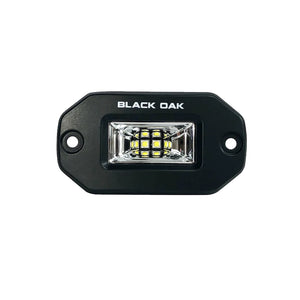 Black Oak 2" Marine Flush Mount Spreader Light - Black Housing - Pro Series 3.0 [2FSLB-S] - BuoyMart.com  Flood/Spreader Lights Black Oak LED
