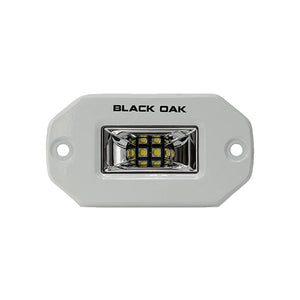 Black Oak 2" Marine Flush Mount Spreader Light - White Housing - Pro Series 3.0 [2FSL-SRPOD10CR] - BuoyMart.com  Flood/Spreader Lights Black Oak LED