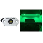Black Oak Rock Accent Light - Green LEDs - White Housing [MAL-G] - BuoyMart.com  Interior / Courtesy Light Black Oak LED