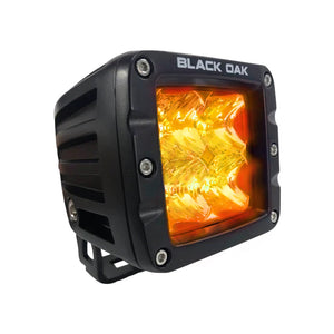 Black Oak 2" Amber LED Pod Light - Flood Optics - Black Housing - Pro Series 3.0 [2A-POD30S] - BuoyMart.com  Pods & Cubes Black Oak LED