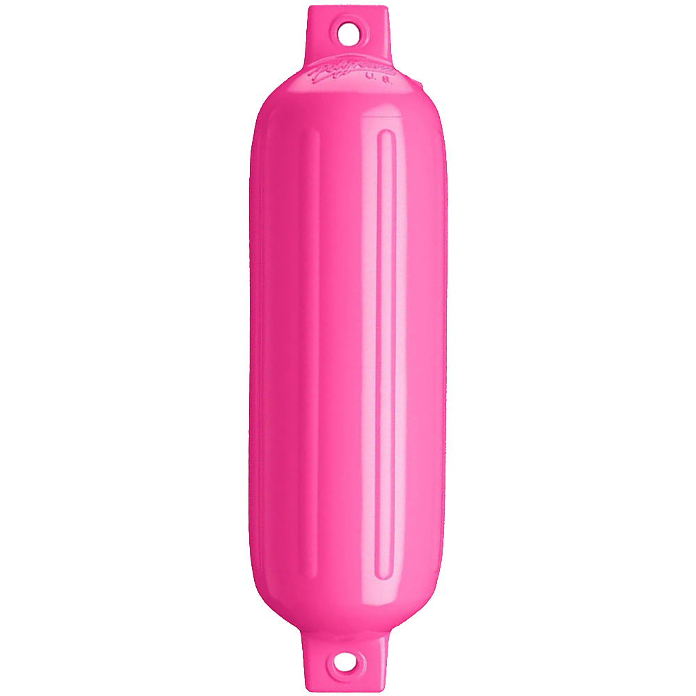 Polyform G-5 Twin Eye Fender 8.8" x 26.8" - Pink [G-5 PINK] - BuoyMart.com  Fenders Polyform U.S.