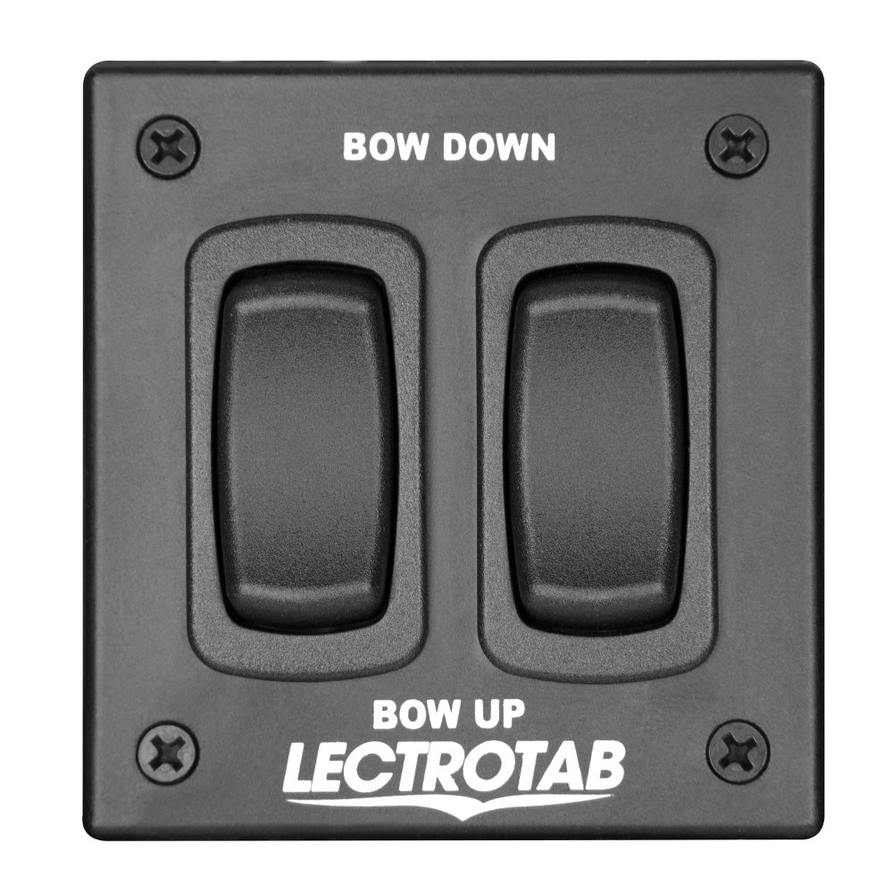Lectrotab Flat Rocker Switch [SAF-SC] - BuoyMart.com  Trim Tab Accessories Lectrotab