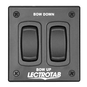 Lectrotab Flat Rocker Switch [SAF-SC] - BuoyMart.com  Trim Tab Accessories Lectrotab