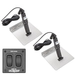 Lectrotab XKA Stainless Steel Trim Tab Kit w/Rocker Switch - 12 x 18 [XKAF12X18] - BuoyMart.com  Trim Tabs Lectrotab