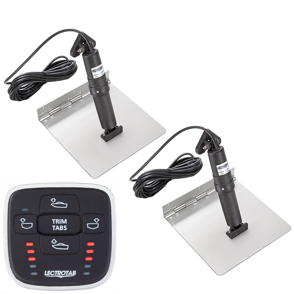 Lectrotab XKA Stainless Steel Trim Tab Kit w/MLC-1 Control - 12 x 24 [XKASML12X24] - BuoyMart.com  Trim Tabs Lectrotab