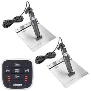 Lectrotab XKA Aluminum Alloy Trim Tab Kit w/MLC-1 Control - 9 x 12 [XKASML9X12A] - BuoyMart.com  Trim Tabs Lectrotab