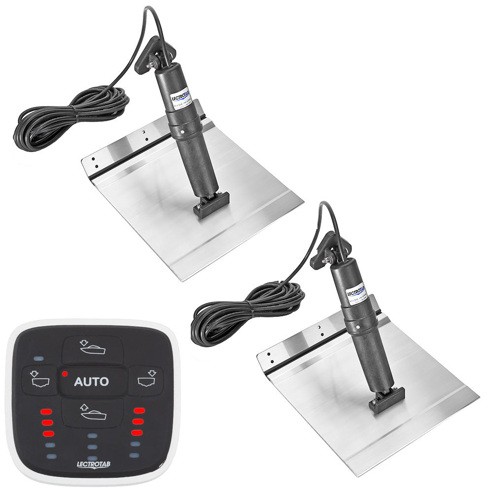 Lectrotab XKA Aluminum Alloy Trim Tab Kit w/ALC-1 Control - 9 x 24 [XKASAL9X24A] - BuoyMart.com  Trim Tabs Lectrotab