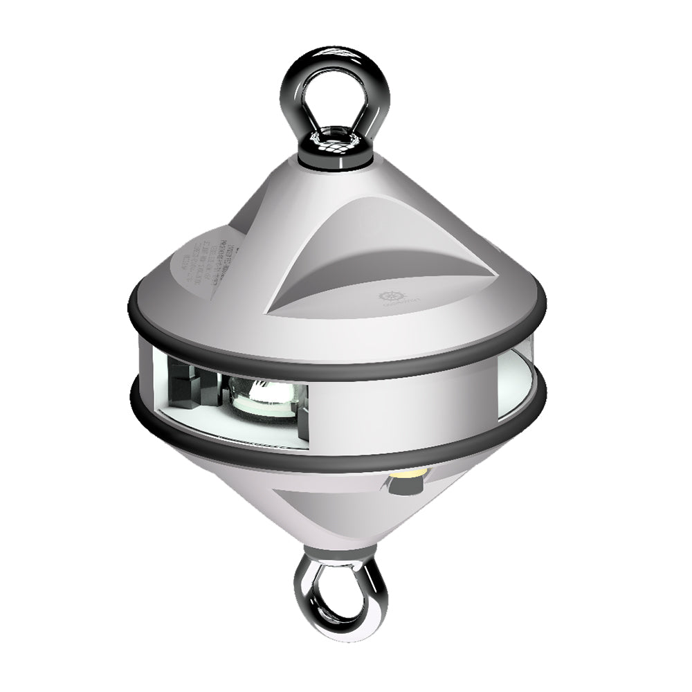 Lopolight Series 200-012 - Hoist Light - 2NM - White - Silver Housing [200-012G2-H1C] - BuoyMart.com  Navigation Lights Lopolight