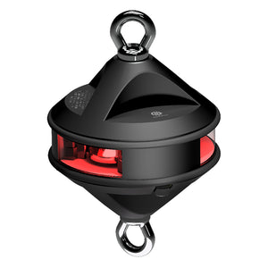 Lopolight Series 200-014 - Hoist Light - 2NM - Red - Black Housing [200-014G2-H1C-B] - BuoyMart.com  Navigation Lights Lopolight