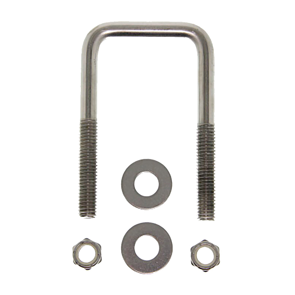 C.E. Smith Zinc U-Bolt 7/16"-14 X 3-1/8" X 3" w/Washers  Nuts - Square [15252A] - BuoyMart.com  Rollers & Brackets C.E. Smith