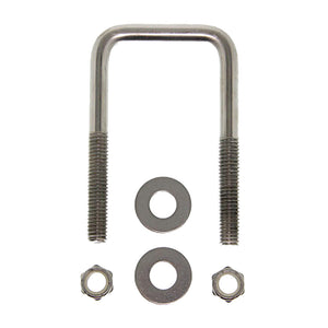 C.E. Smith Zinc U-Bolt 7/16"-14 X 3-1/8" X 3" w/Washers  Nuts - Square [15252A] - BuoyMart.com  Rollers & Brackets C.E. Smith