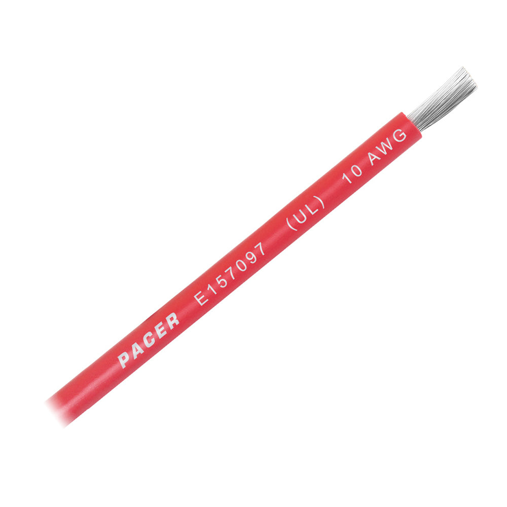 Pacer Red 10 AWG Battery Cable - Sold By The Foot [WUL10RD-FT] - BuoyMart.com  Wire Pacer Group