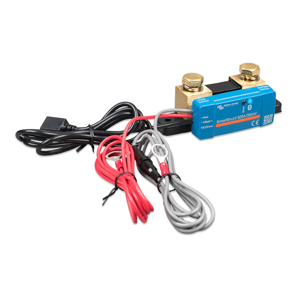 Victron SmartShunt 500A/50MV IP65 Bluetooth Battery Monitor [SHU065150050] - BuoyMart.com  Meters & Monitoring Victron Energy