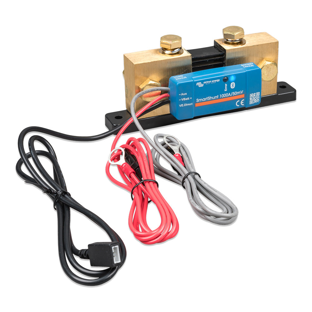 Victron SmartShunt 1000A/50MV IP65 Bluetooth Battery Monitor [SHU065210050] - BuoyMart.com  Meters & Monitoring Victron Energy