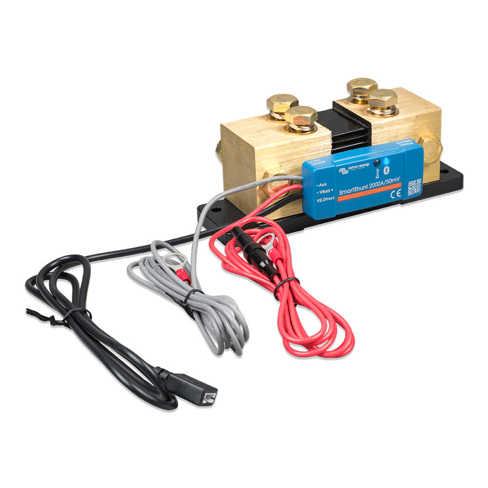 Victron SmartShunt 2000A/50MV IP65 Bluetooth Battery Monitor [SHU065220050] - BuoyMart.com  Meters & Monitoring Victron Energy