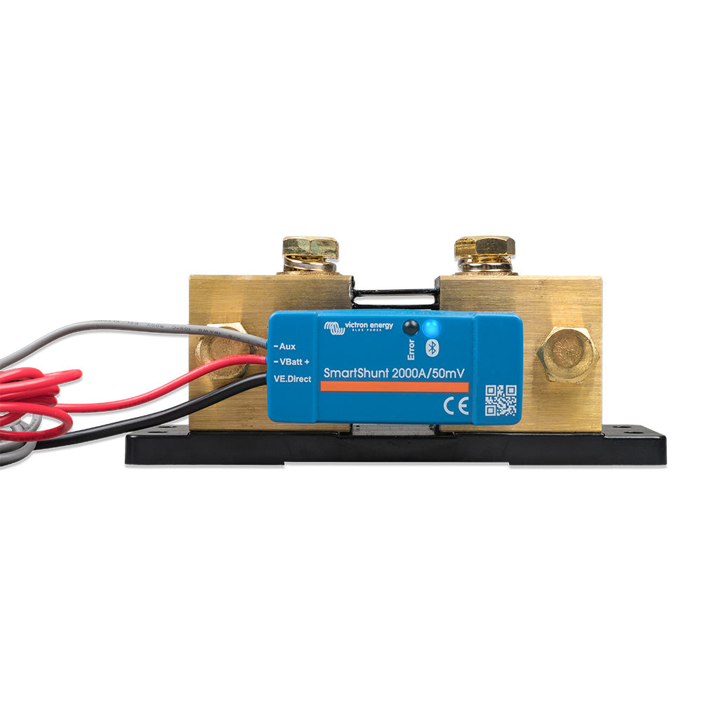 Victron SmartShunt 2000A/50MV IP65 Bluetooth Battery Monitor [SHU065220050] - BuoyMart.com  Meters & Monitoring Victron Energy