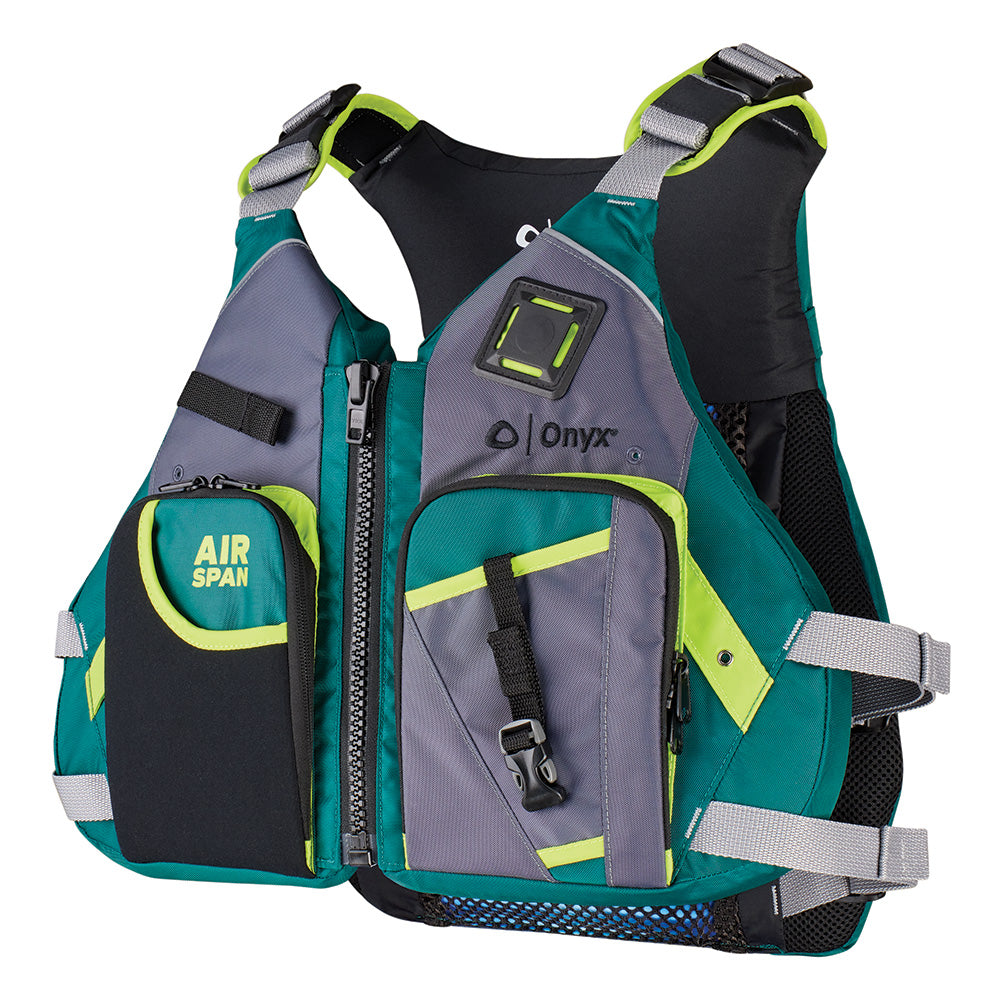 Onyx Airspan Angler Life Jacket - M/L - Green [123200-400-040-23] - BuoyMart.com  Life Vests Onyx Outdoor