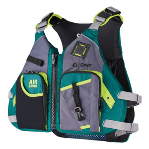 Onyx Airspan Angler Life Jacket - M/L - Green [123200-400-040-23] - BuoyMart.com  Life Vests Onyx Outdoor