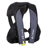 Onyx A/M-24 Deluxe Auto/Manual Inflatable PFD - Black - Adult Universal [132100-700-004-23] - BuoyMart.com  Life Vests Onyx Outdoor