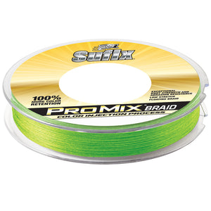 Sufix ProMix Braid - 10lb - Neon Lime - 300 yds [630-110L] - BuoyMart.com  Lines & Leaders Sufix