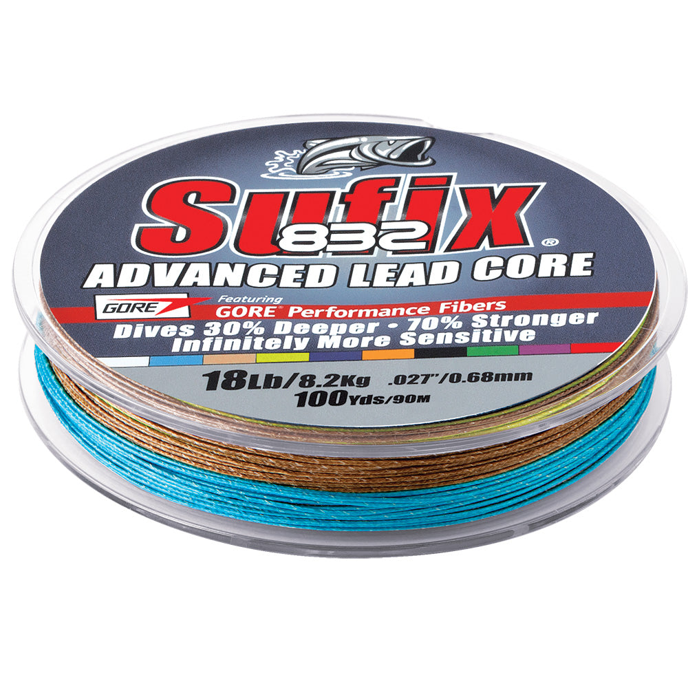 Sufix 832 Advanced Lead Core - 18lb - 10-Color Metered - 100 yds [658-118MC] - BuoyMart.com  Lines & Leaders Sufix