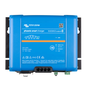 Victron Phoenix Smart IP43 Charger 12/50 (3) 120-240VAC Requires 5-15P Mains Cord [PSC125053095] - BuoyMart.com  Battery Chargers Victron Energy