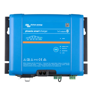 Victron Phoenix Smart IP43 Charger 24/25 (1+1) 120-240VAC Requires 5-15P Mains Cord [PSC242551095] - BuoyMart.com  Battery Chargers Victron Energy